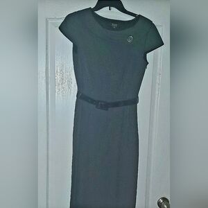 Alex Marie Chic Midi Dress with Belt Women's Sz 4